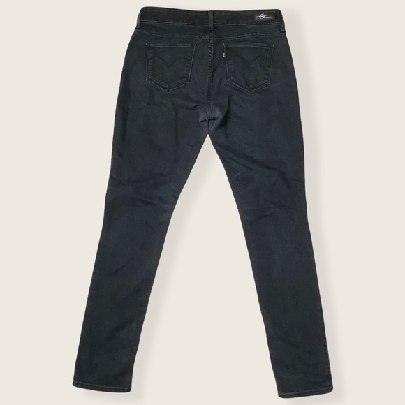 Levi’s San Francisco Mid Rise Black Demi Curve 30 - Picture 6 of 12